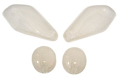 knipperlichtglas-set Aerox wit o.t. klik